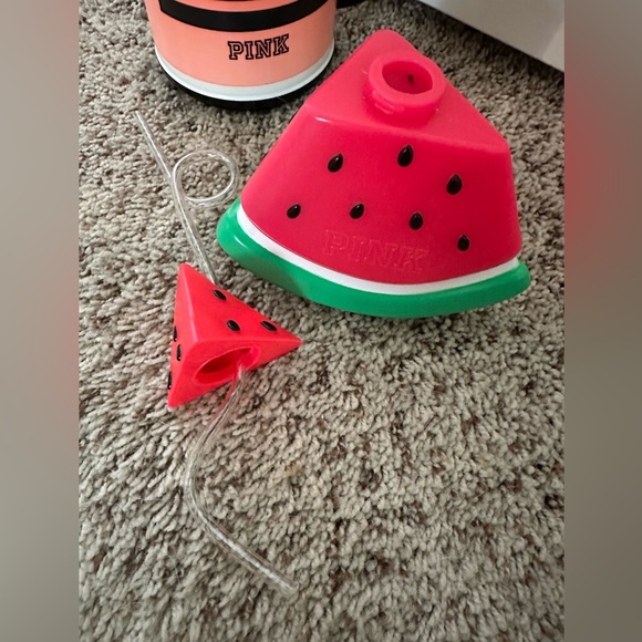 Lot of 2 Items: PINK ‘Totally Beachin’’ Tumbler & PINK Watermelon Fun Cup - Picture 4 of 8